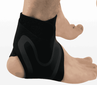Ankle Support Brace Safety Running Basketball Sports Ankle Sleeves (Option: Female-1pc-Left)